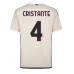 AS Roma Bryan Cristante #4 Voetbalkleding Uitshirt 2023-24 Korte Mouwen